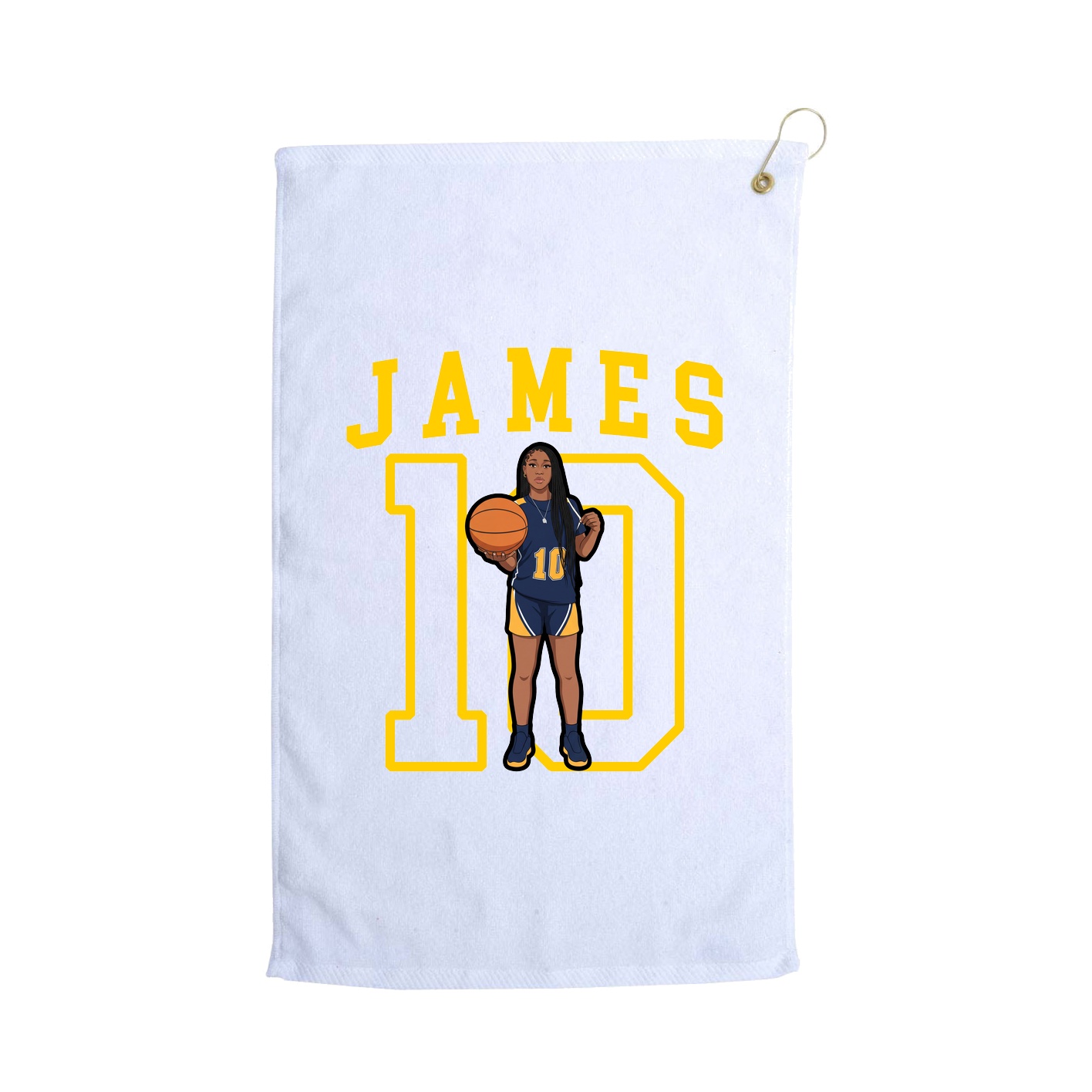 Golf Towel — Shirsey in White