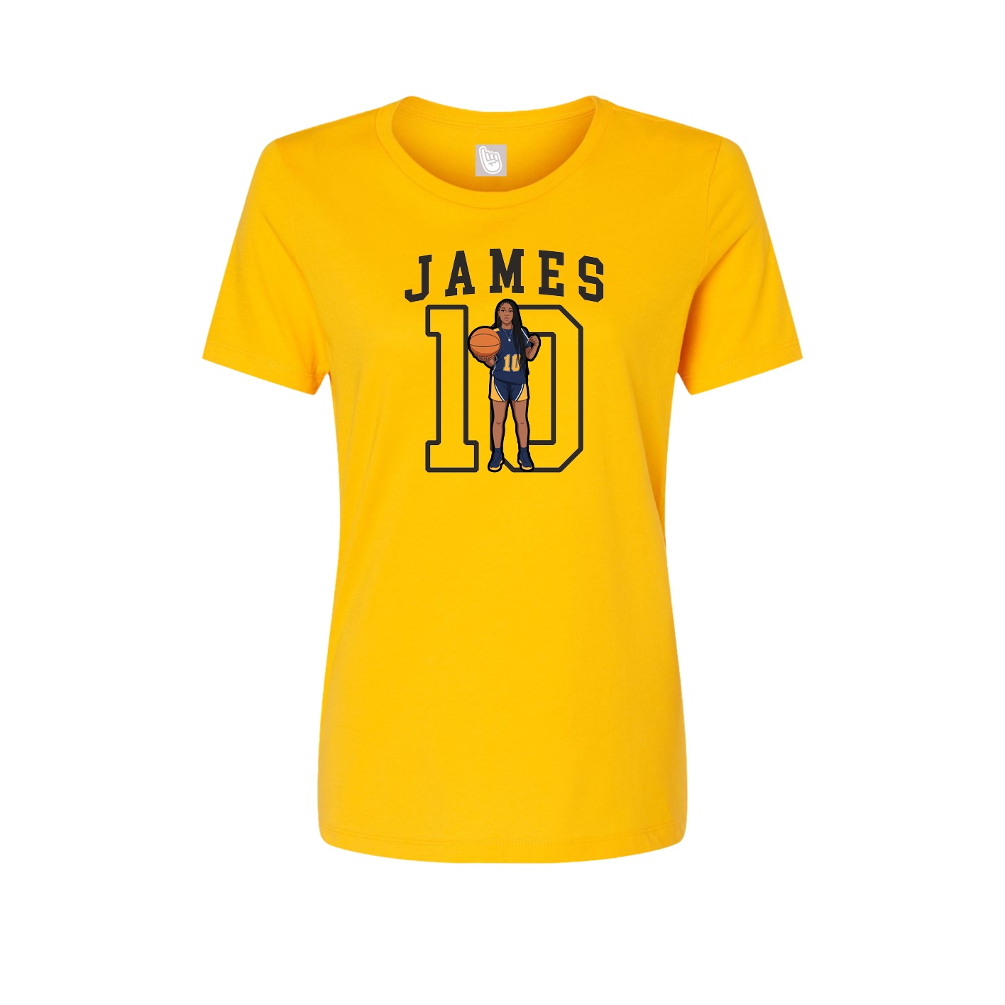 Fitted Women's Tee — Shirsey in Gold
