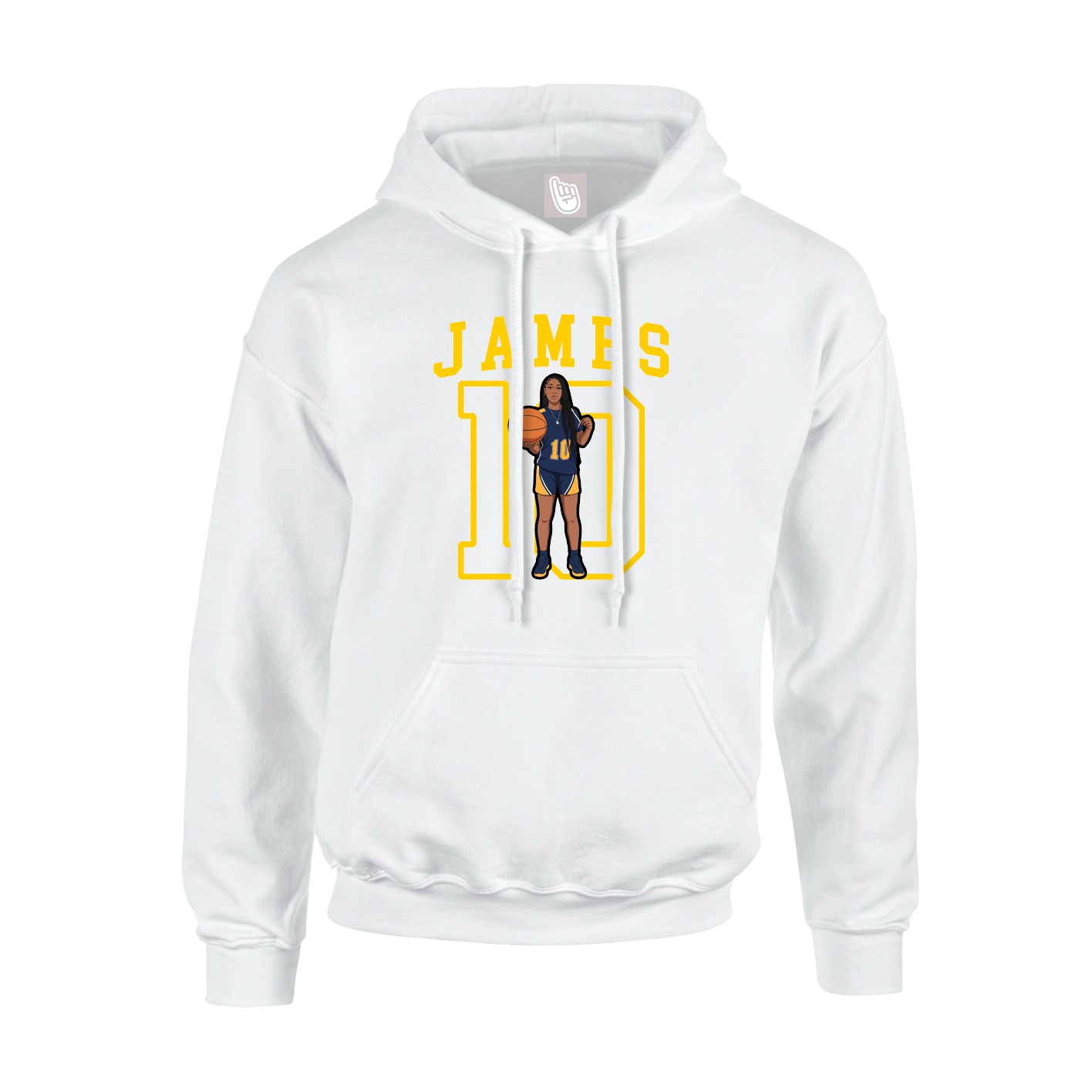 Hoodie — Shirsey in White
