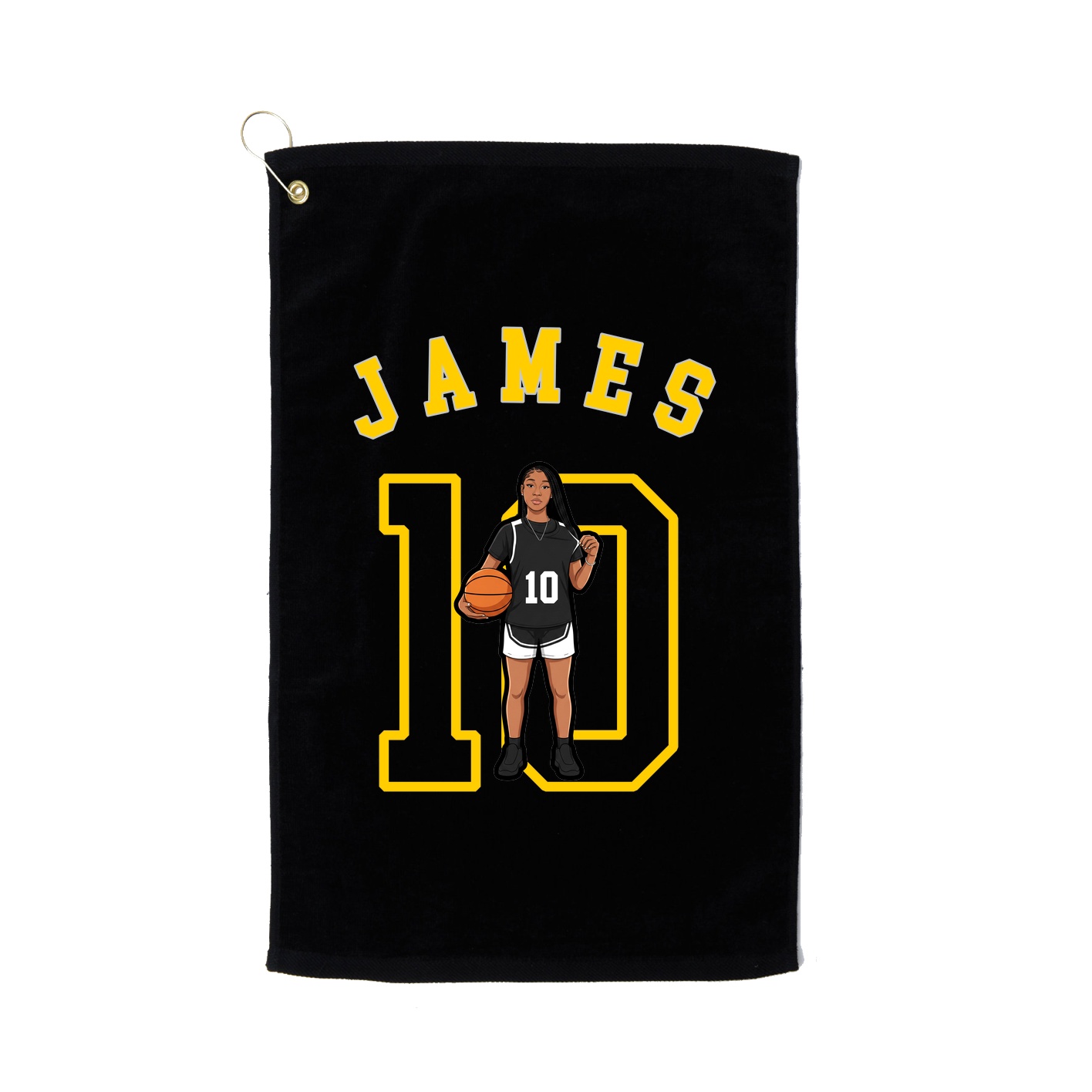 Golf Towel — Shirsey Arch in Black
