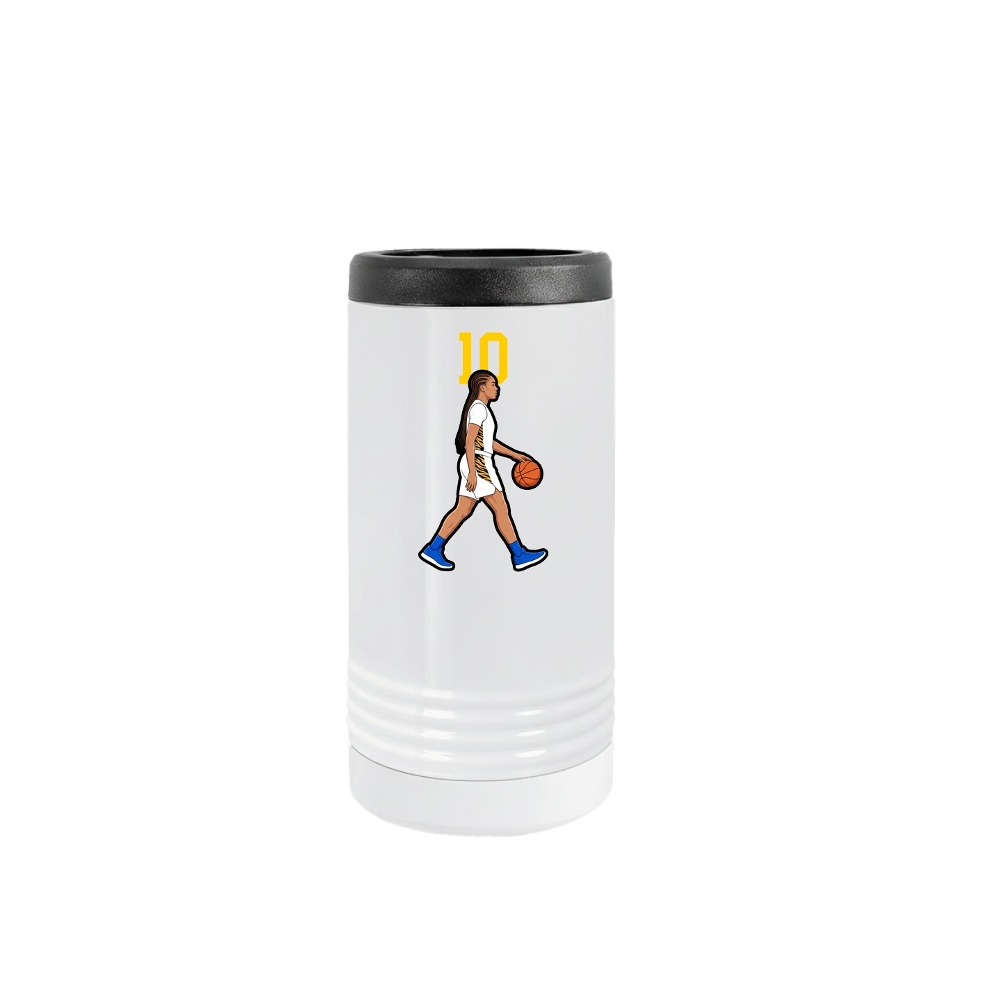 Slim Beverage Holder — Number Top in White