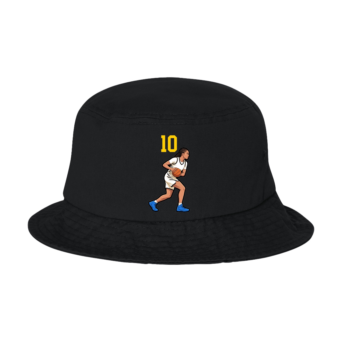 Bucket Cap — Number Top in Black