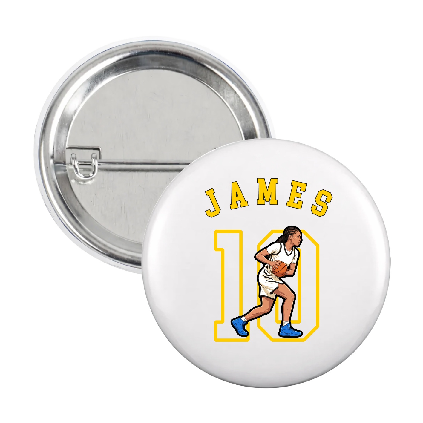 Game Day Button — Shirsey Arch in White
