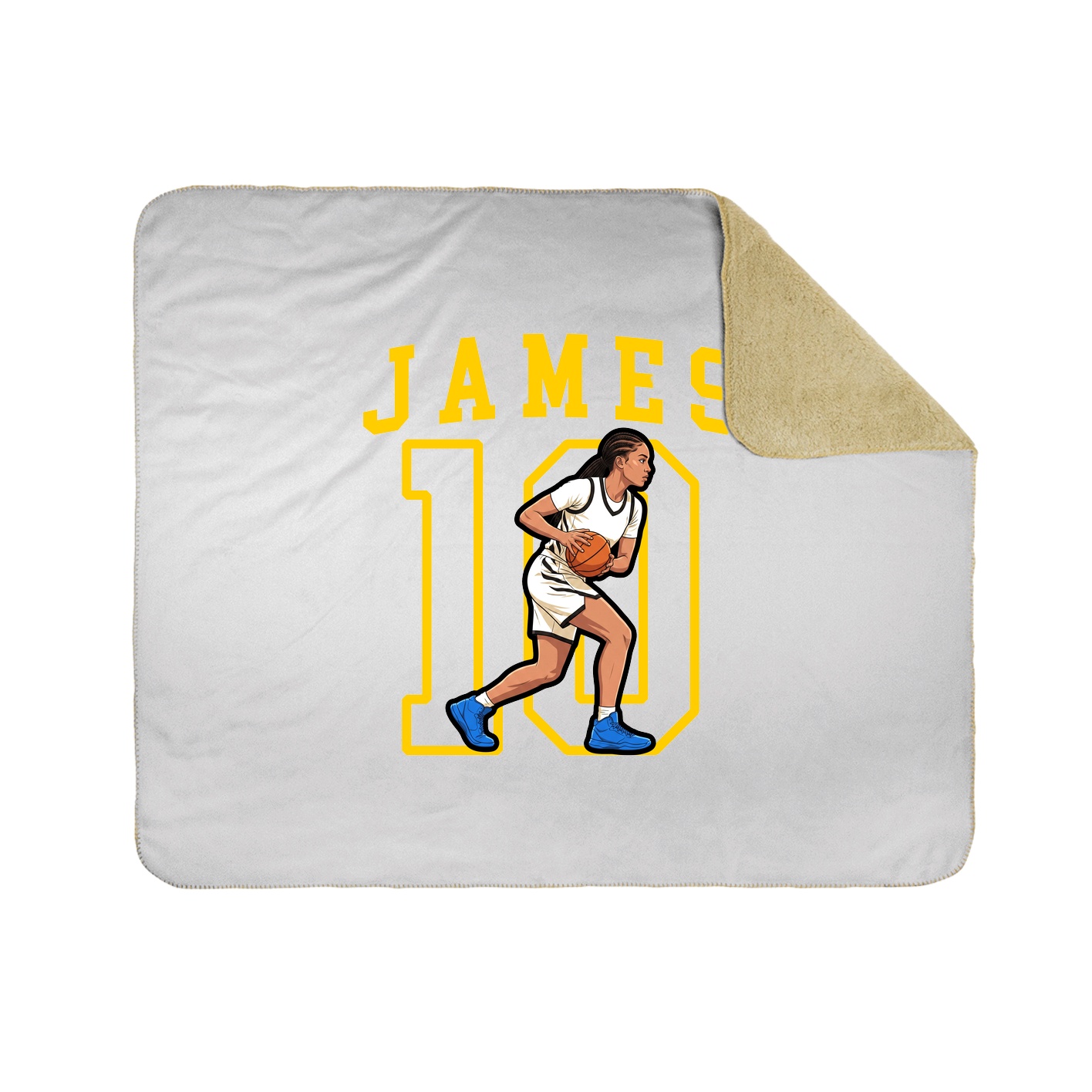 Throw Blanket — Shirsey in White