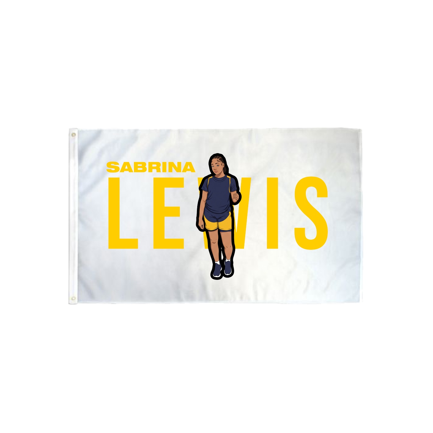 3x5 Flag — Player Name in Classic