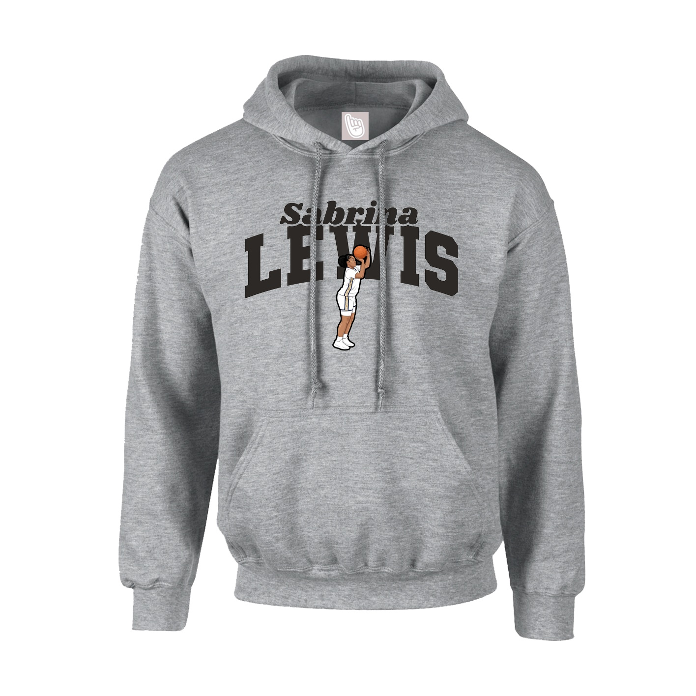 Hoodie — Signature Arch in Grey