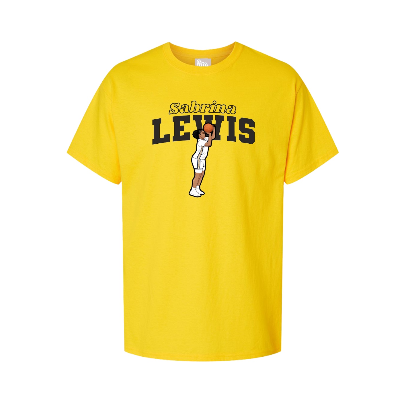 Tee — Name Arch in Gold