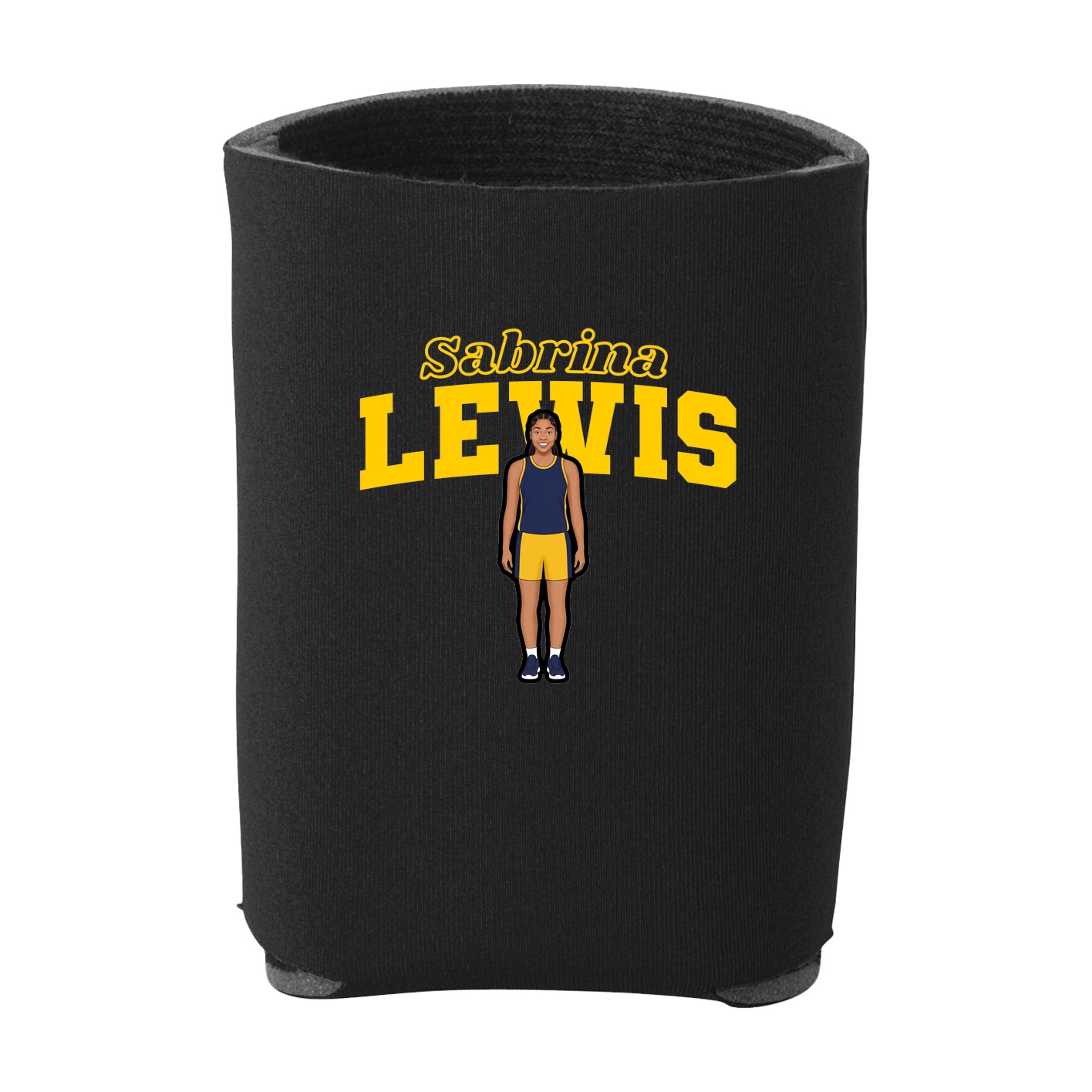 Can Holder — Name Arch in Black