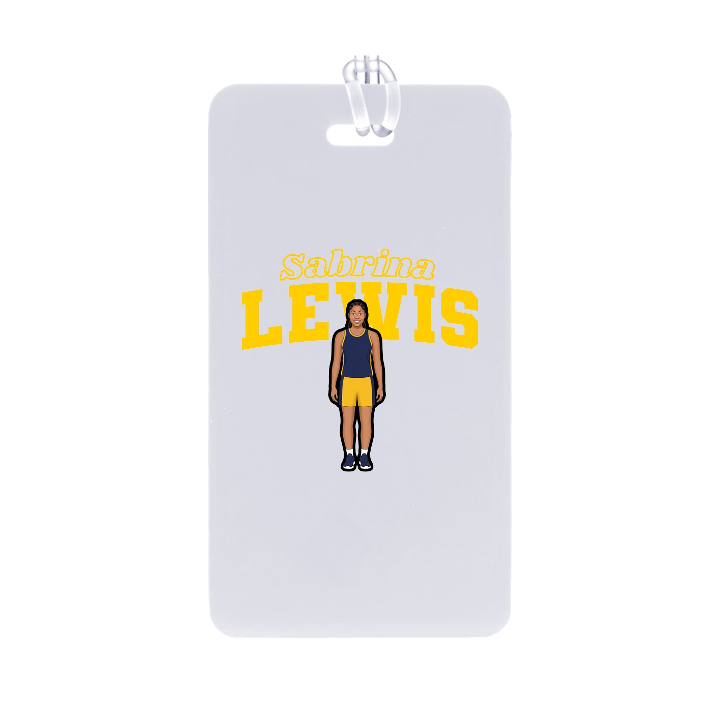 Bag Tag — Name Arch in Classic