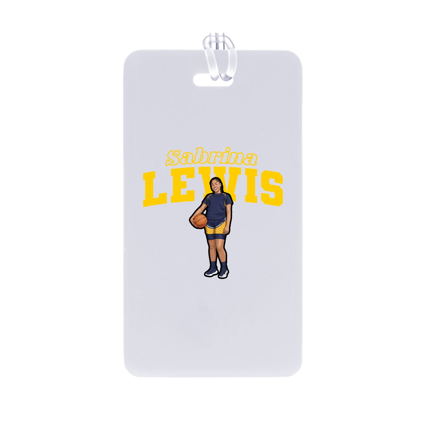 Bag Tag — Name Arch in Classic