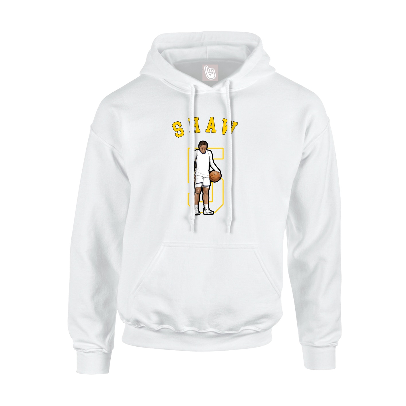 Hoodie — Shirsey Arch in White