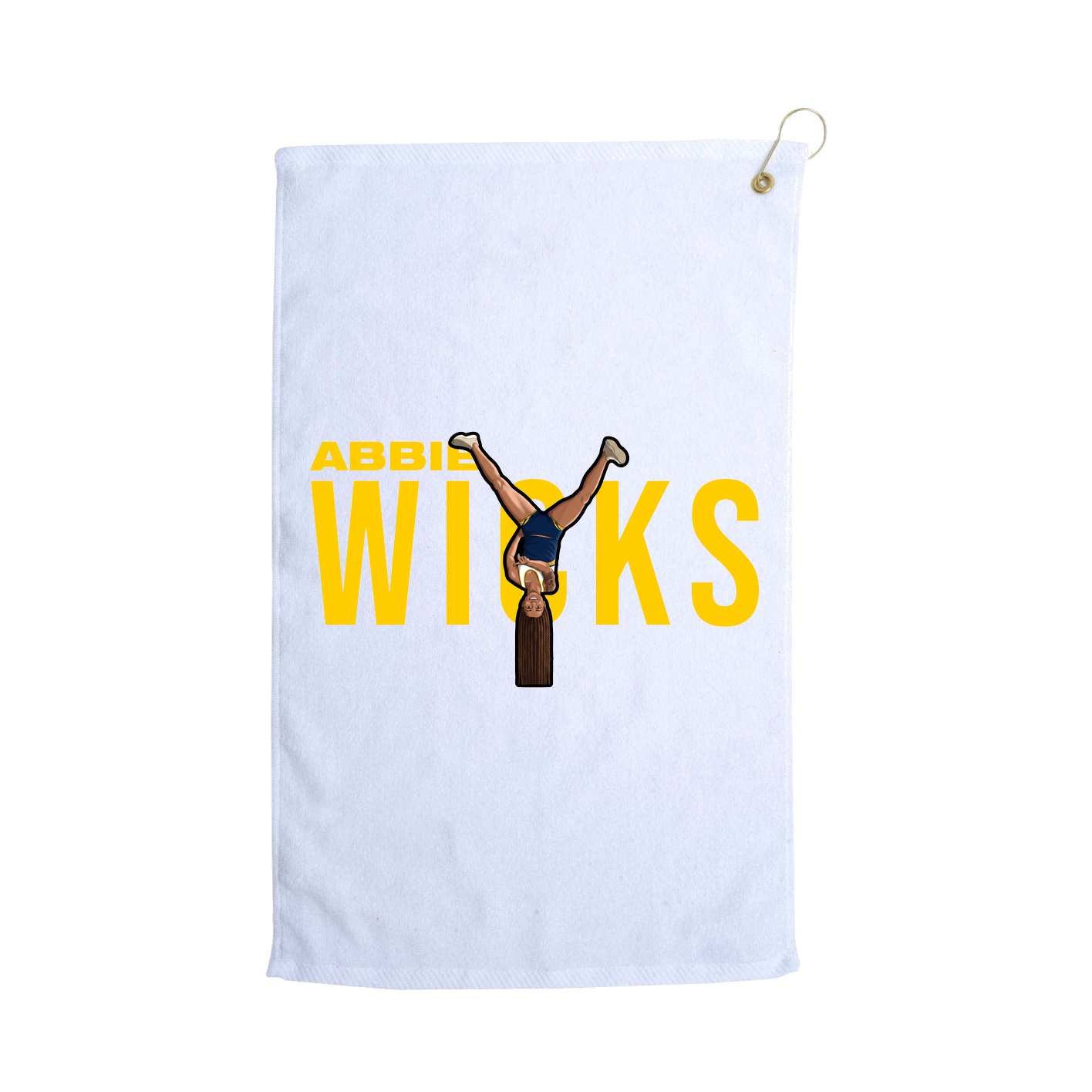 Golf Towel — Player Name in White