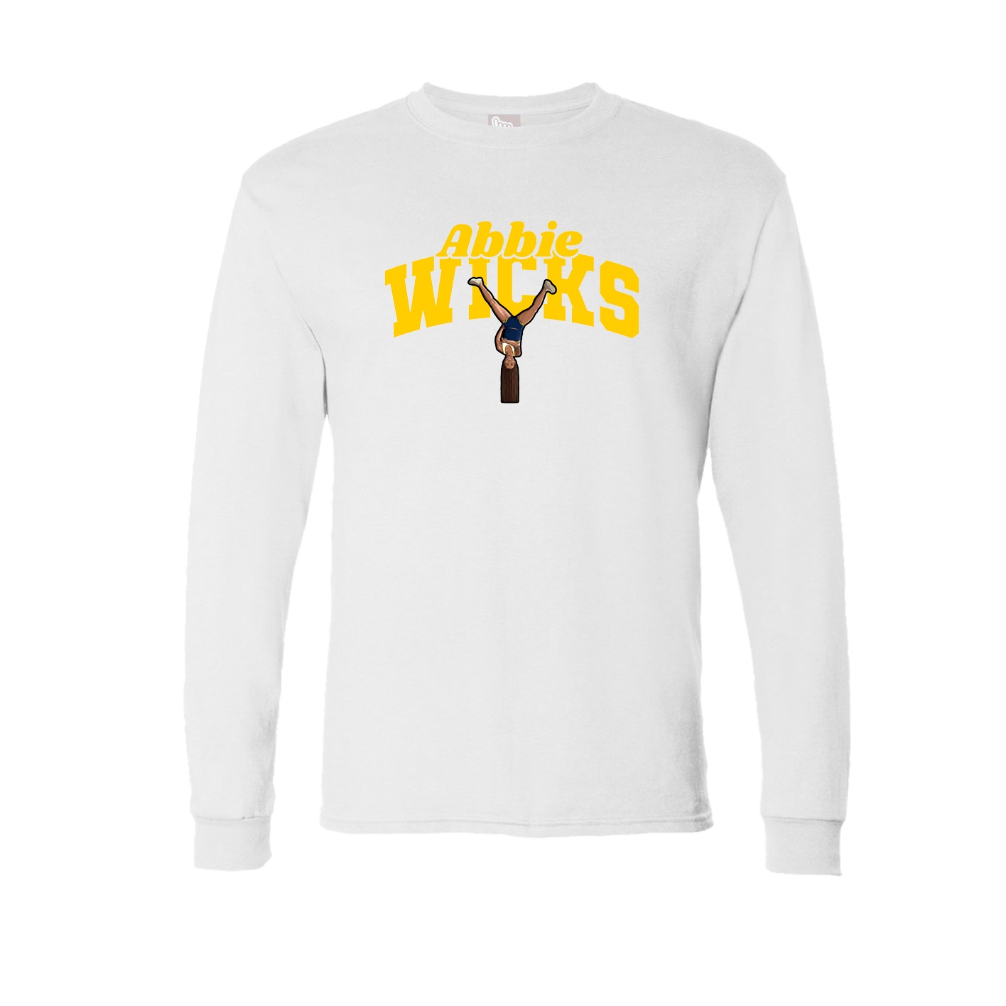 Long Sleeve Tee — Signature Arch in White