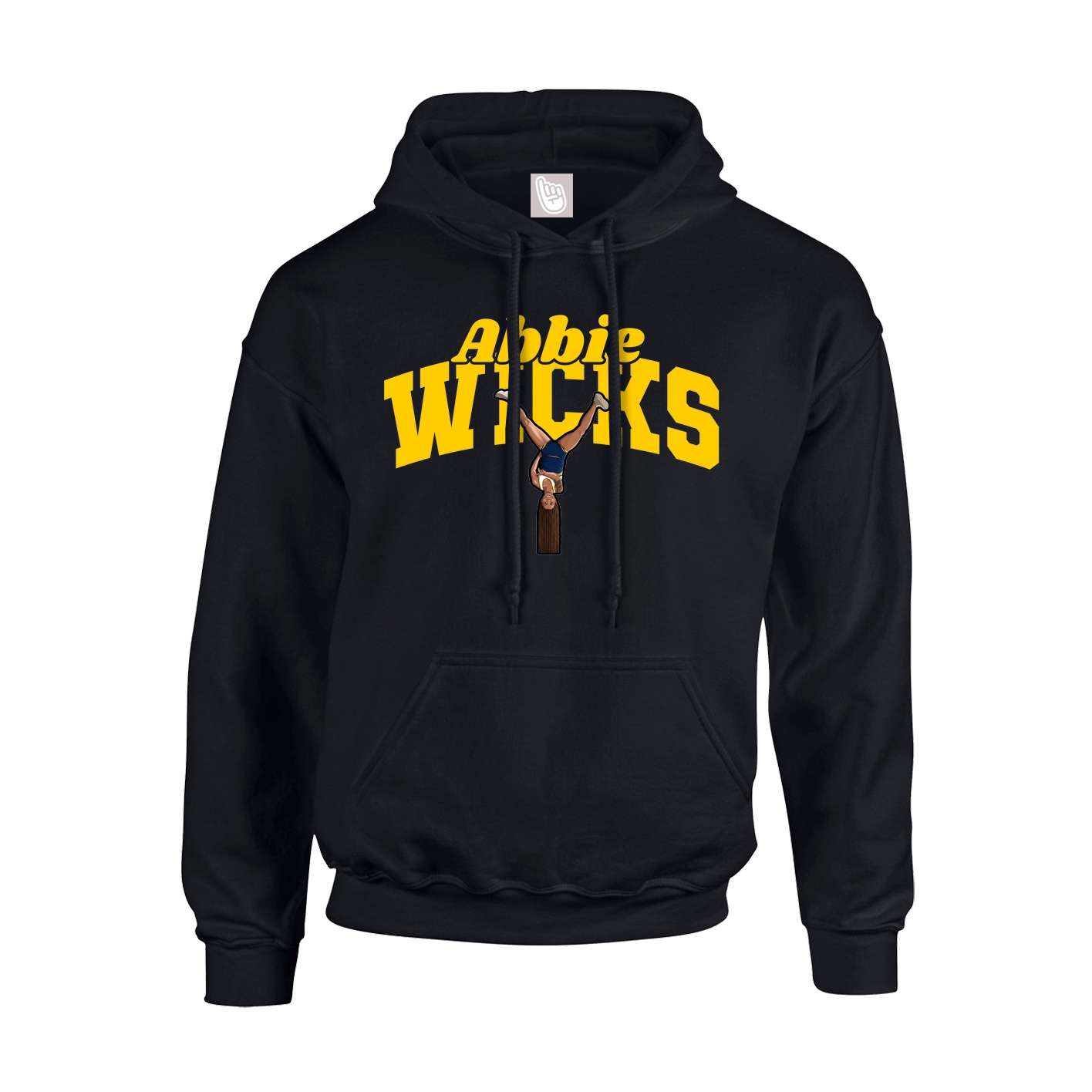 Youth Hoodie — Signature Arch in Black