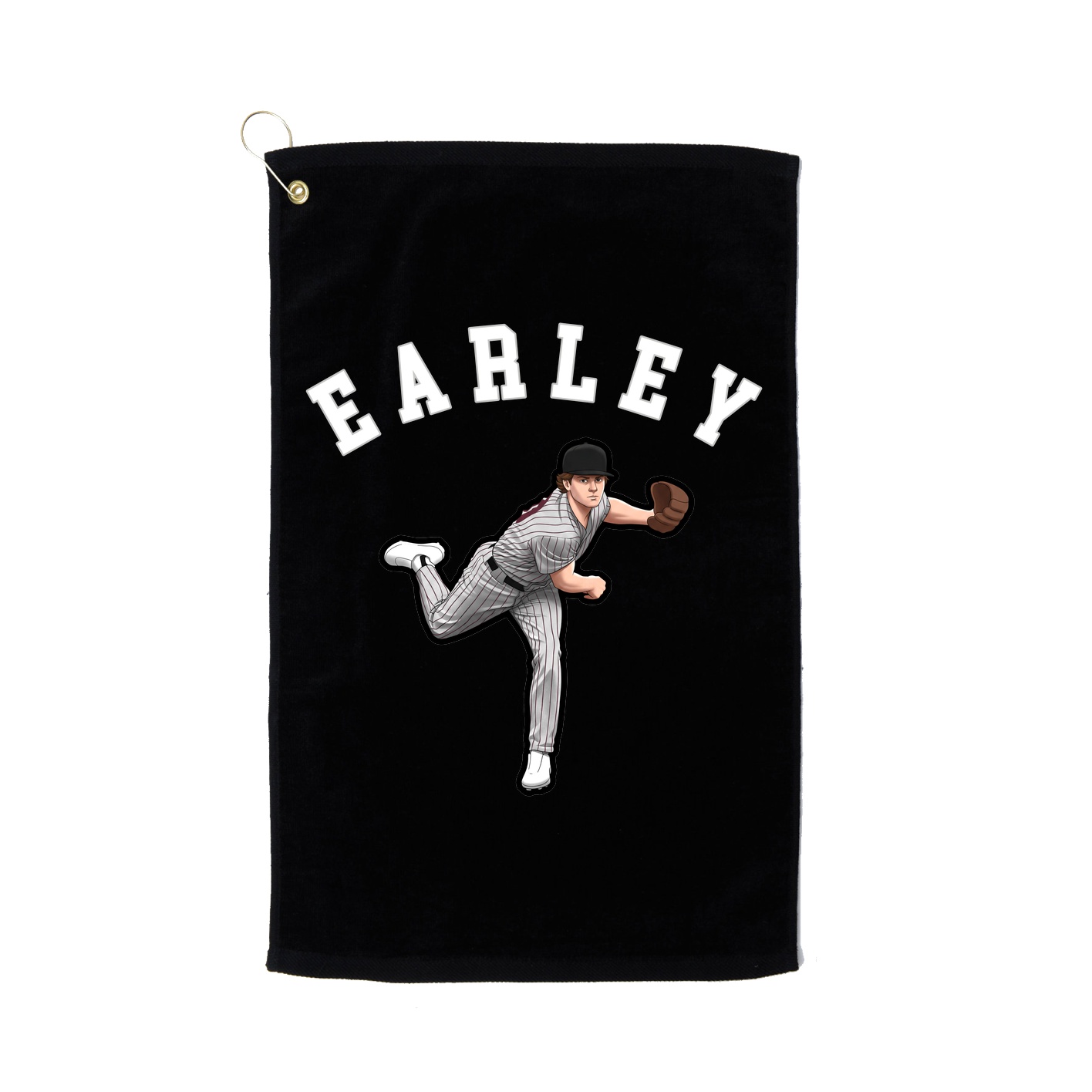 Golf Towel — Shirsey Arch in Black