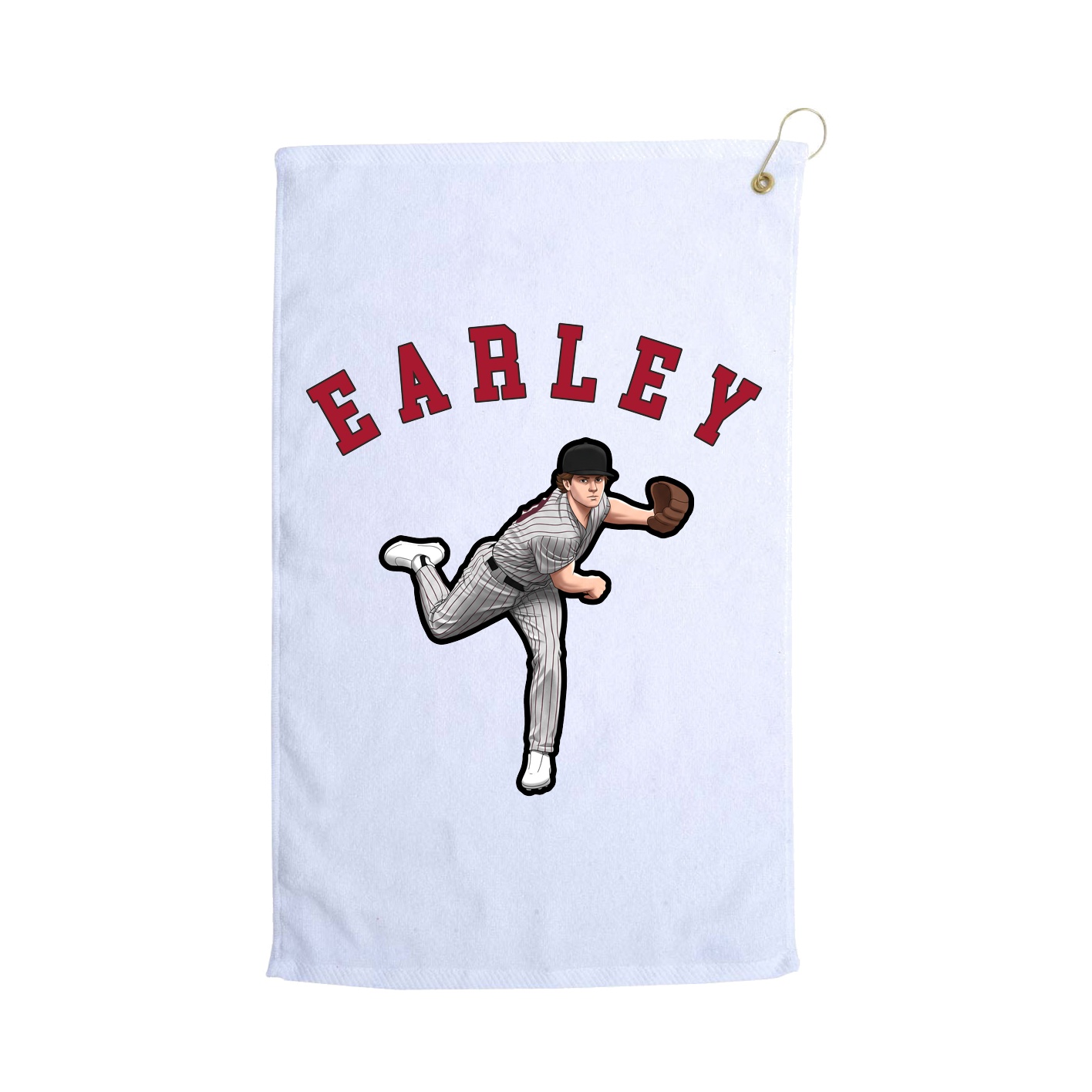 Golf Towel — Shirsey Arch in White