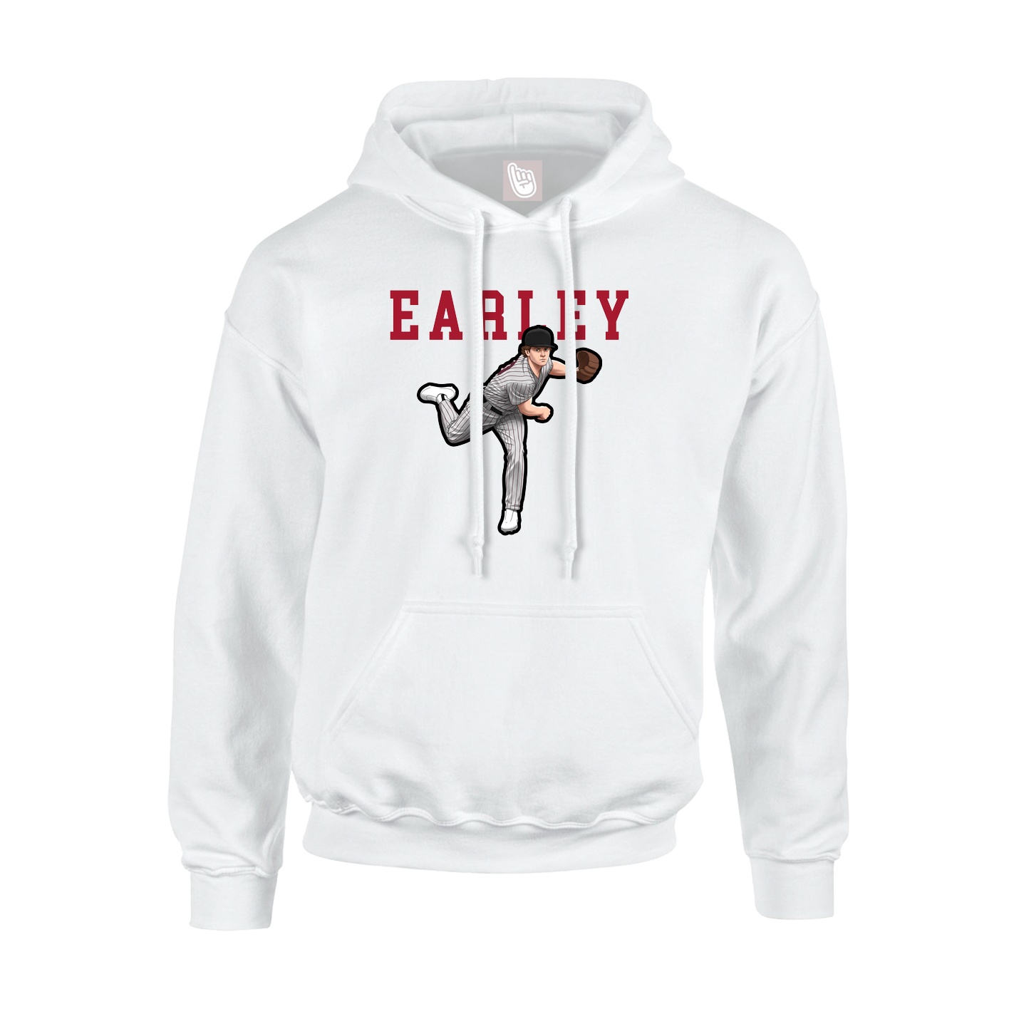 Youth Hoodie — Shirsey in White