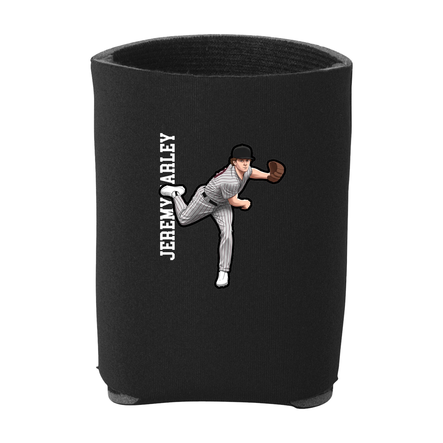 Can Holder — Name Vertical in Black