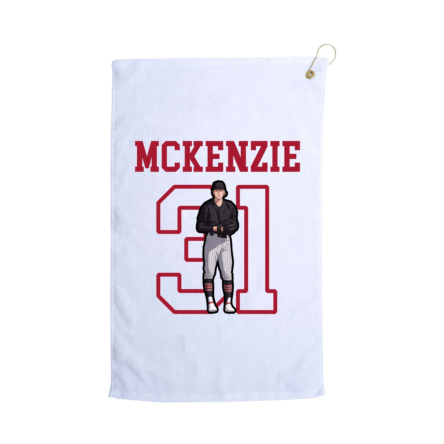 Golf Towel — Shirsey in White