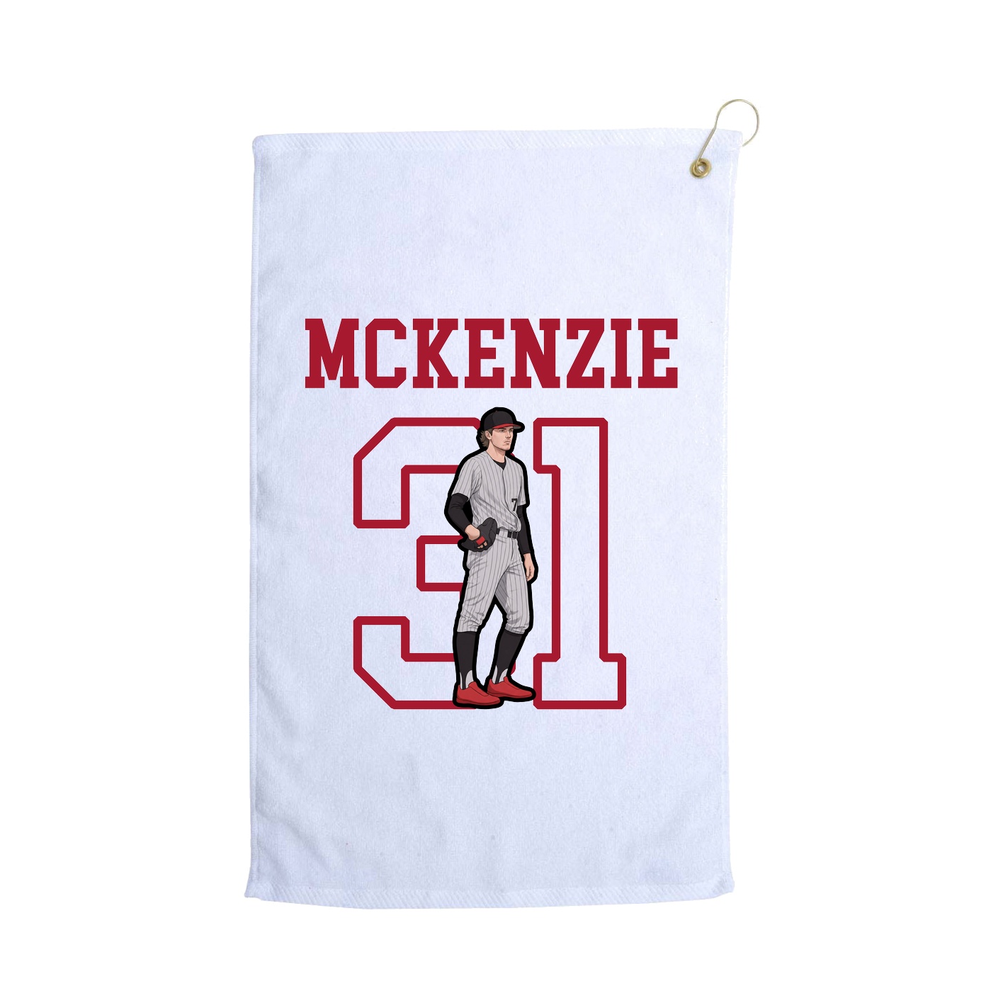 Golf Towel — Shirsey in White