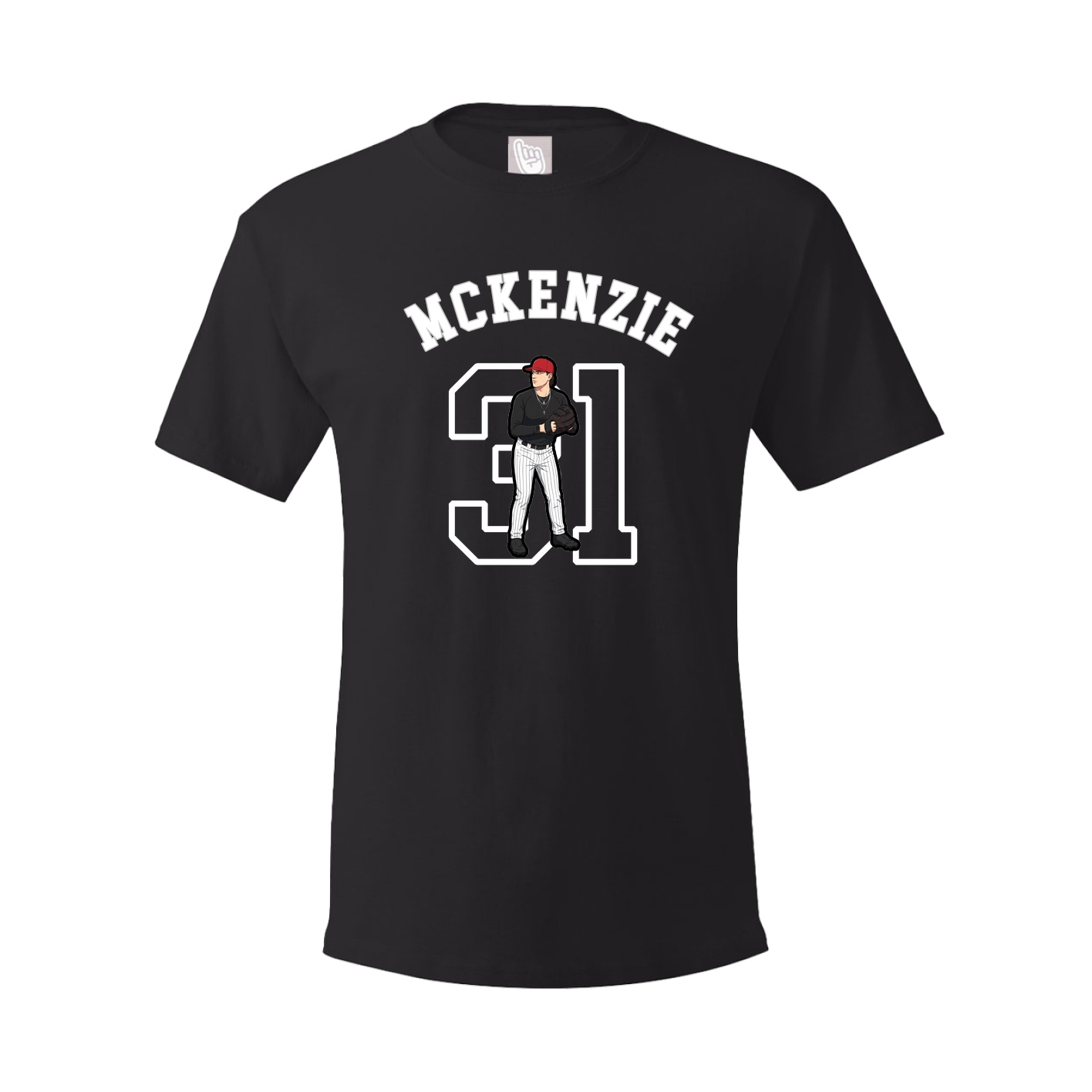 Youth Tee — Shirsey Arch in Black
