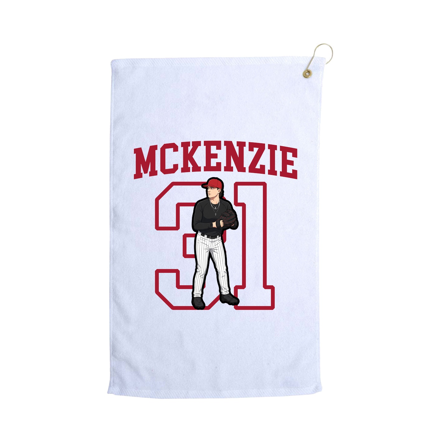 Golf Towel — Shirsey in White