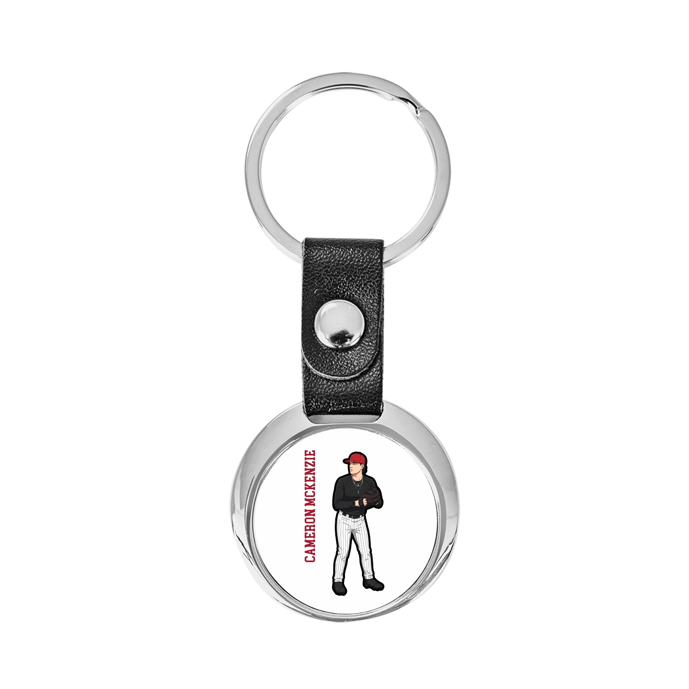 Key Chain — Name Vertical in Classic