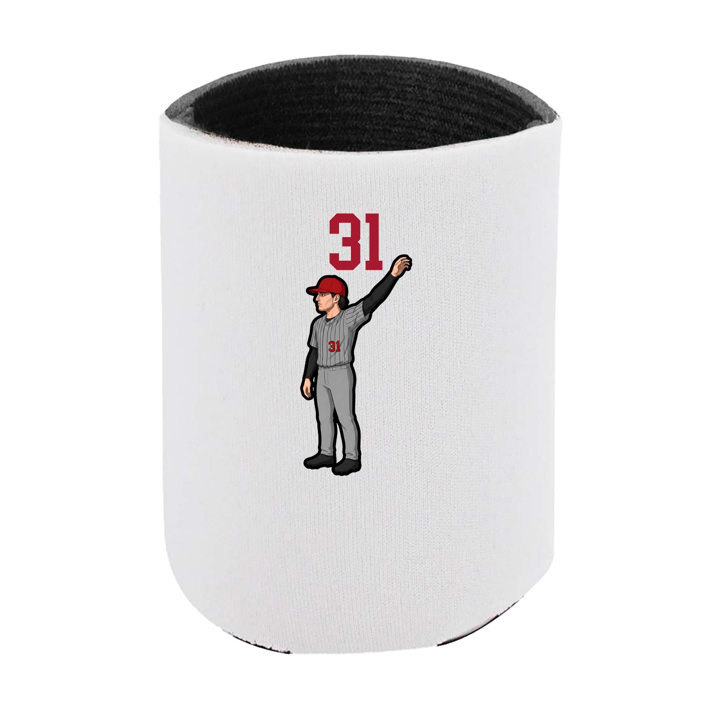 Can Holder — Number Top in White