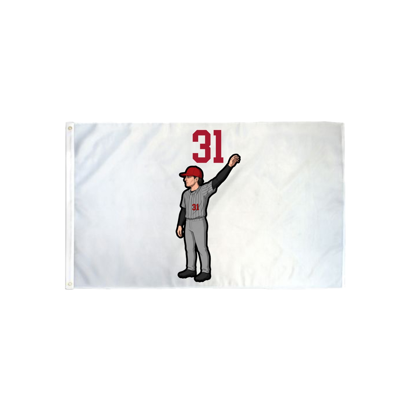 3x5 Flag — Number Top in Classic