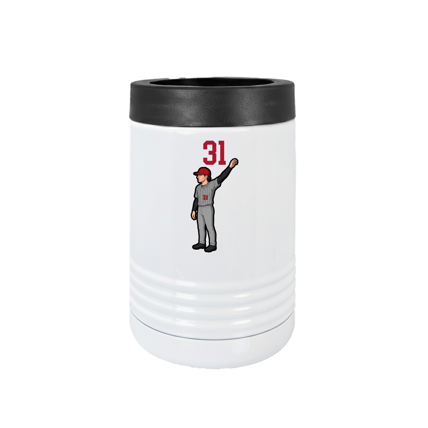 Beverage Holder — Number Top in White