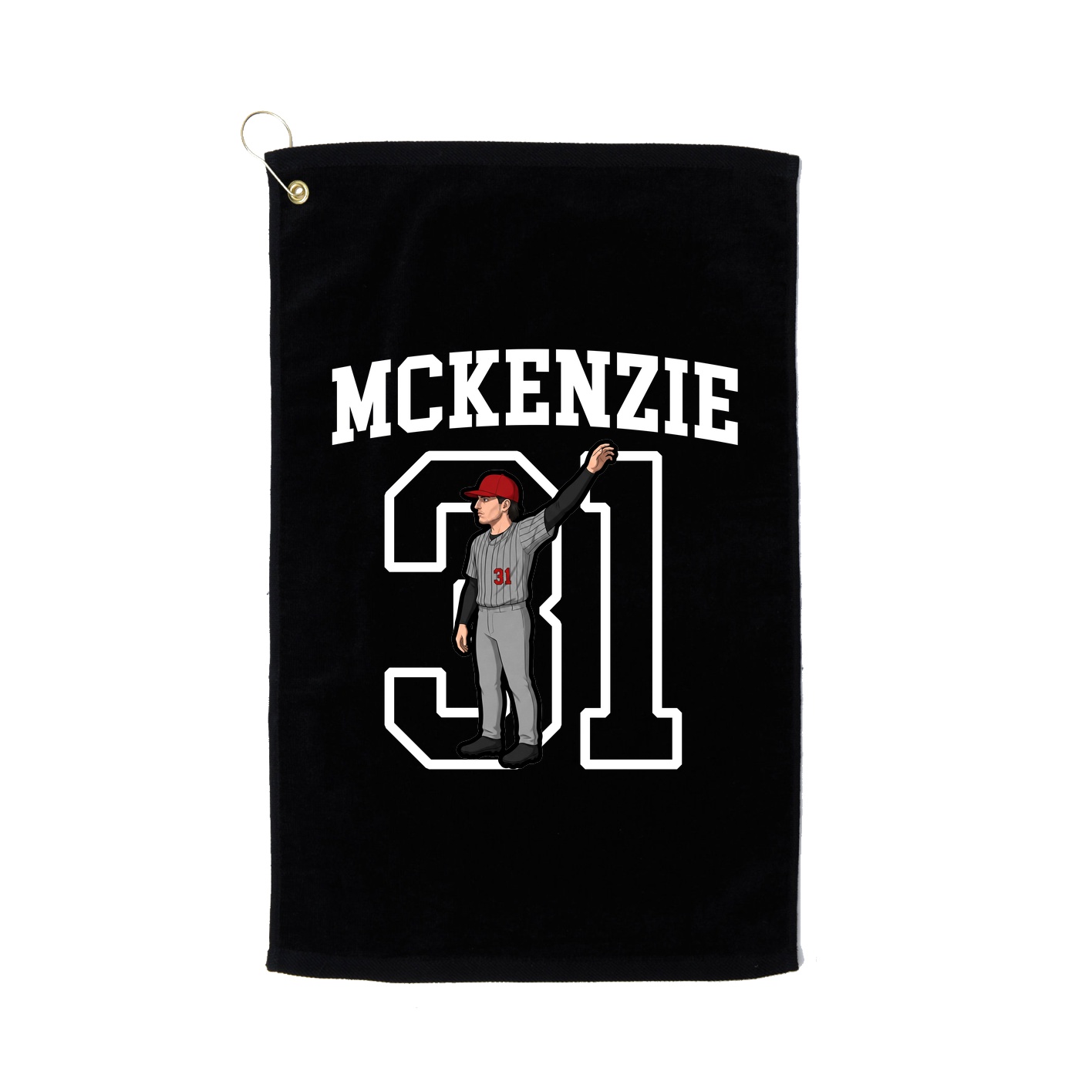 Golf Towel — Shirsey in Black