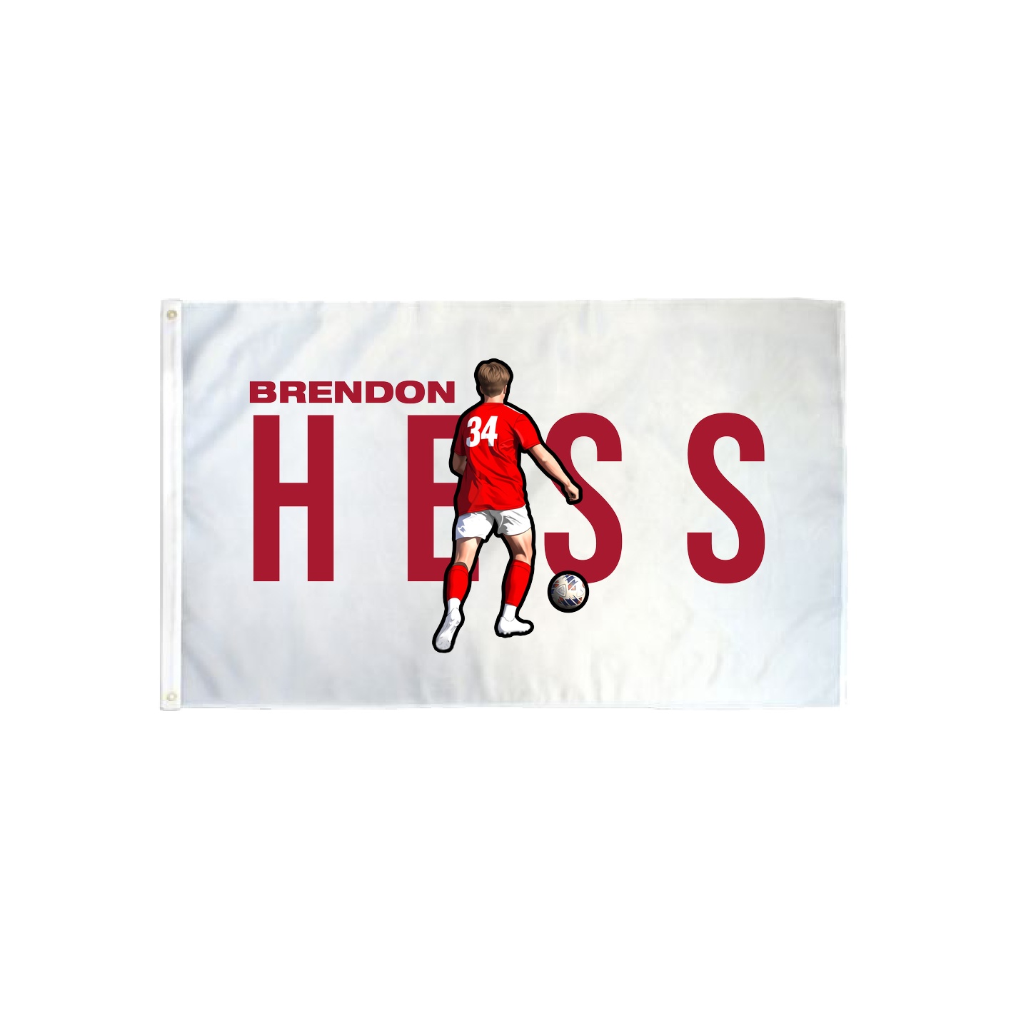 3x5 Flag — Player Name in Classic