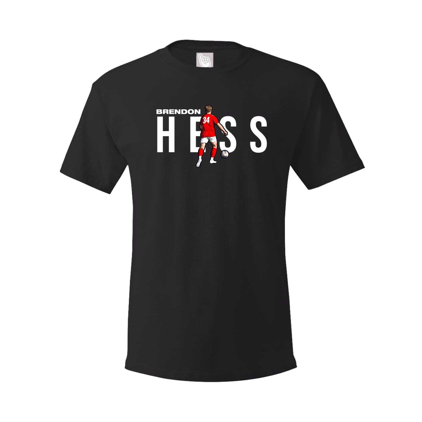 Youth Tee — Player Name in Black