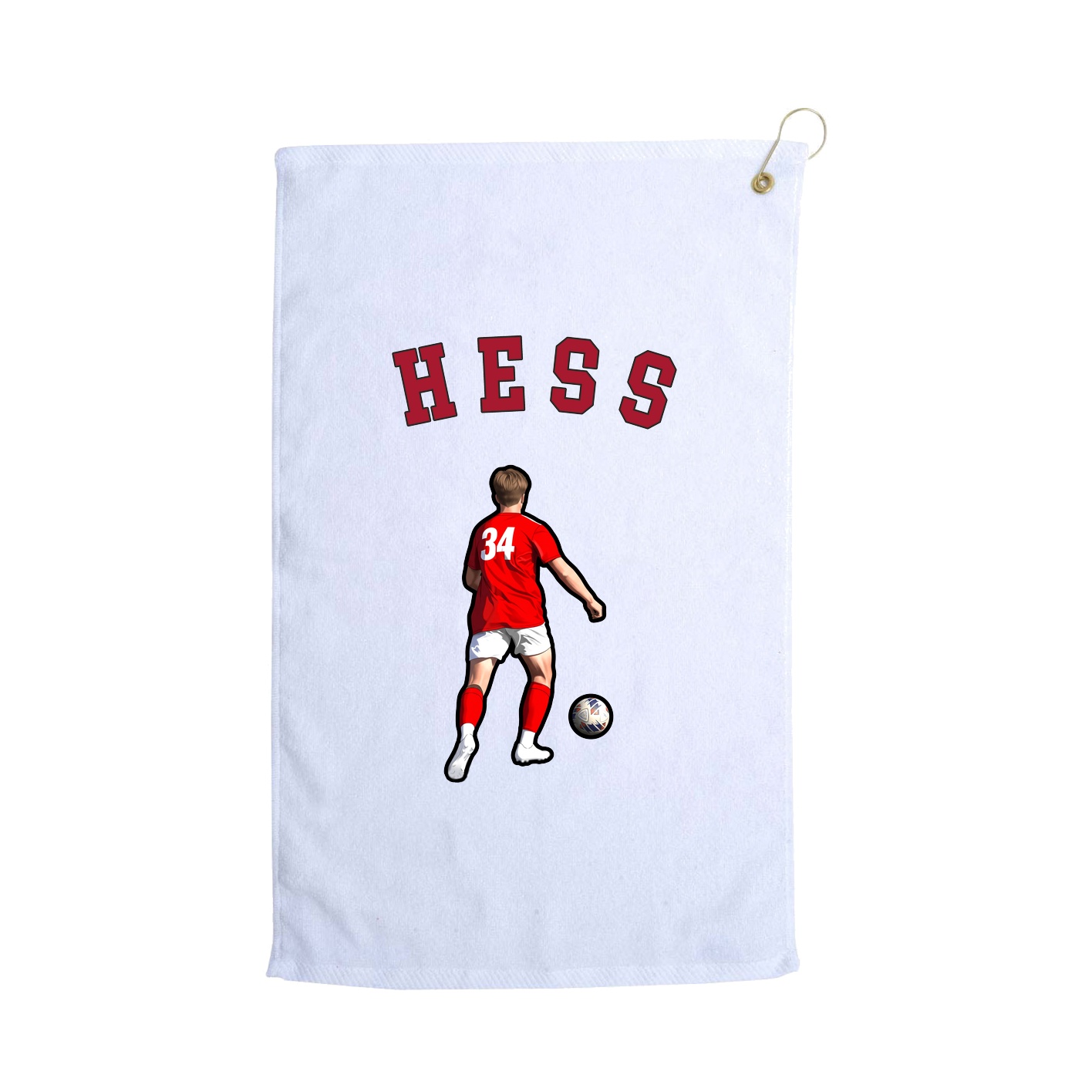 Golf Towel — Shirsey Arch in White