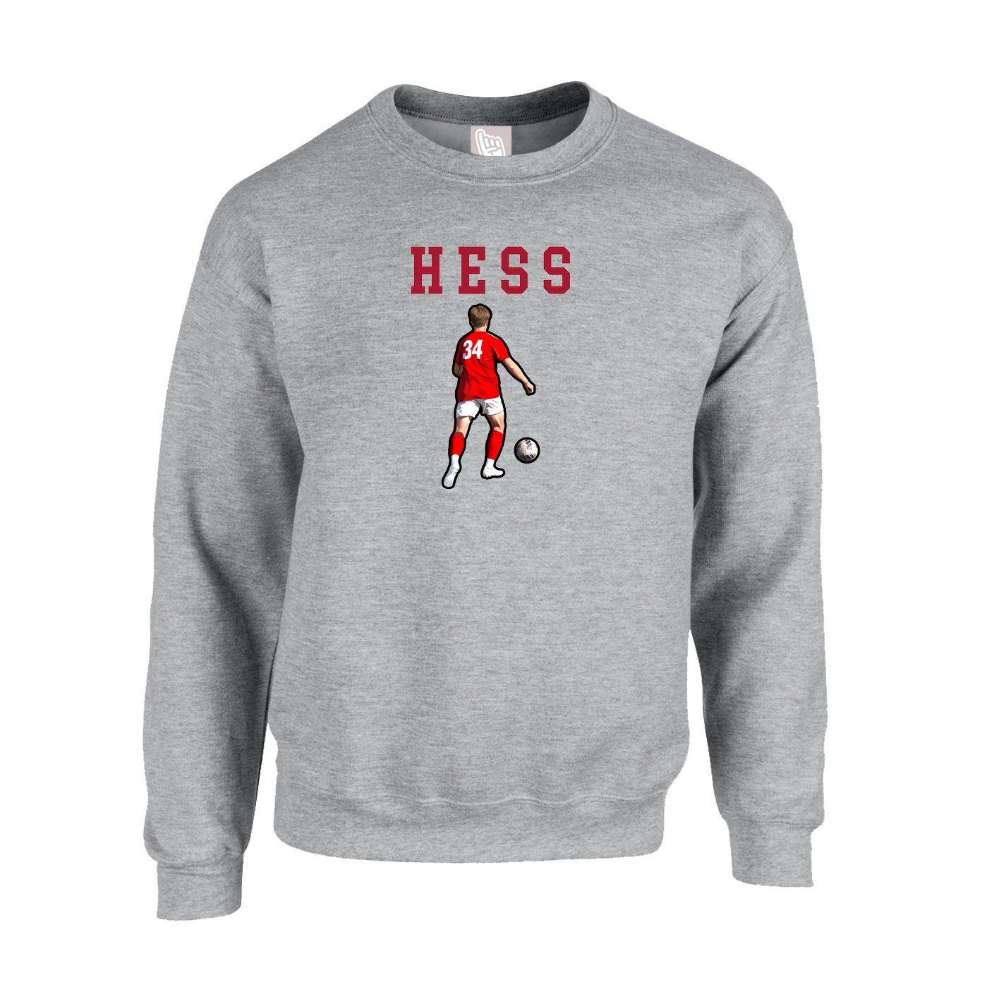 Fleece Crew — Shirsey in Grey