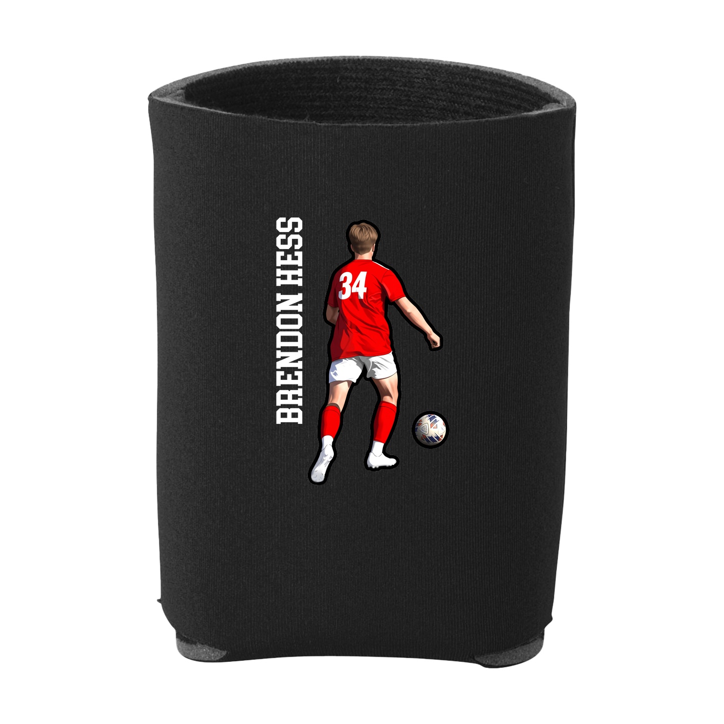 Can Holder — Name Vertical in Black