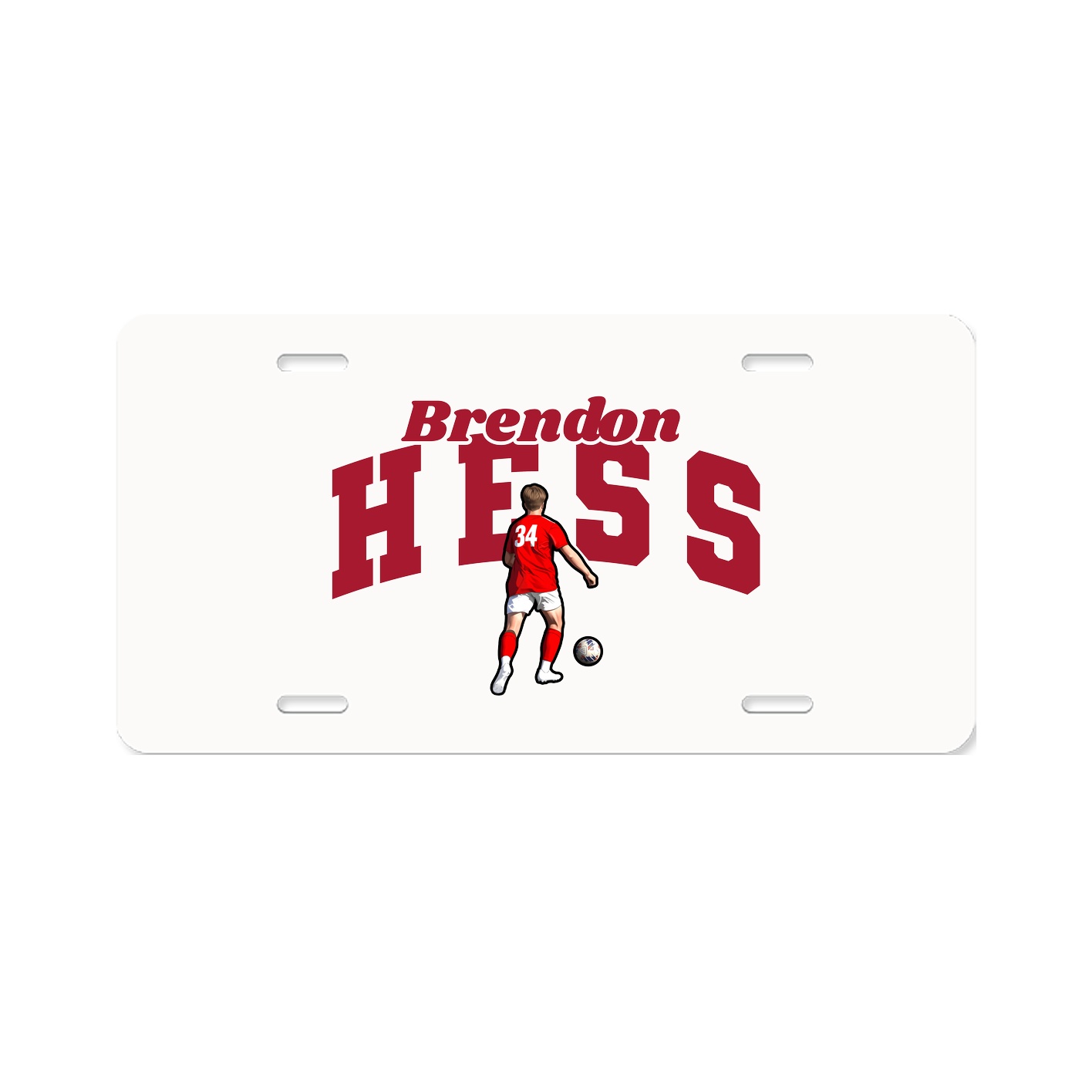 License Plate — Signature Arch in Classic