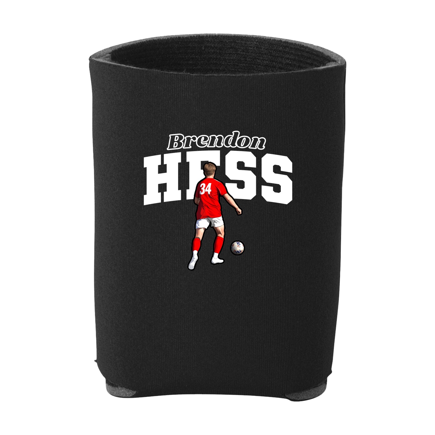Can Holder — Name Arch in Black