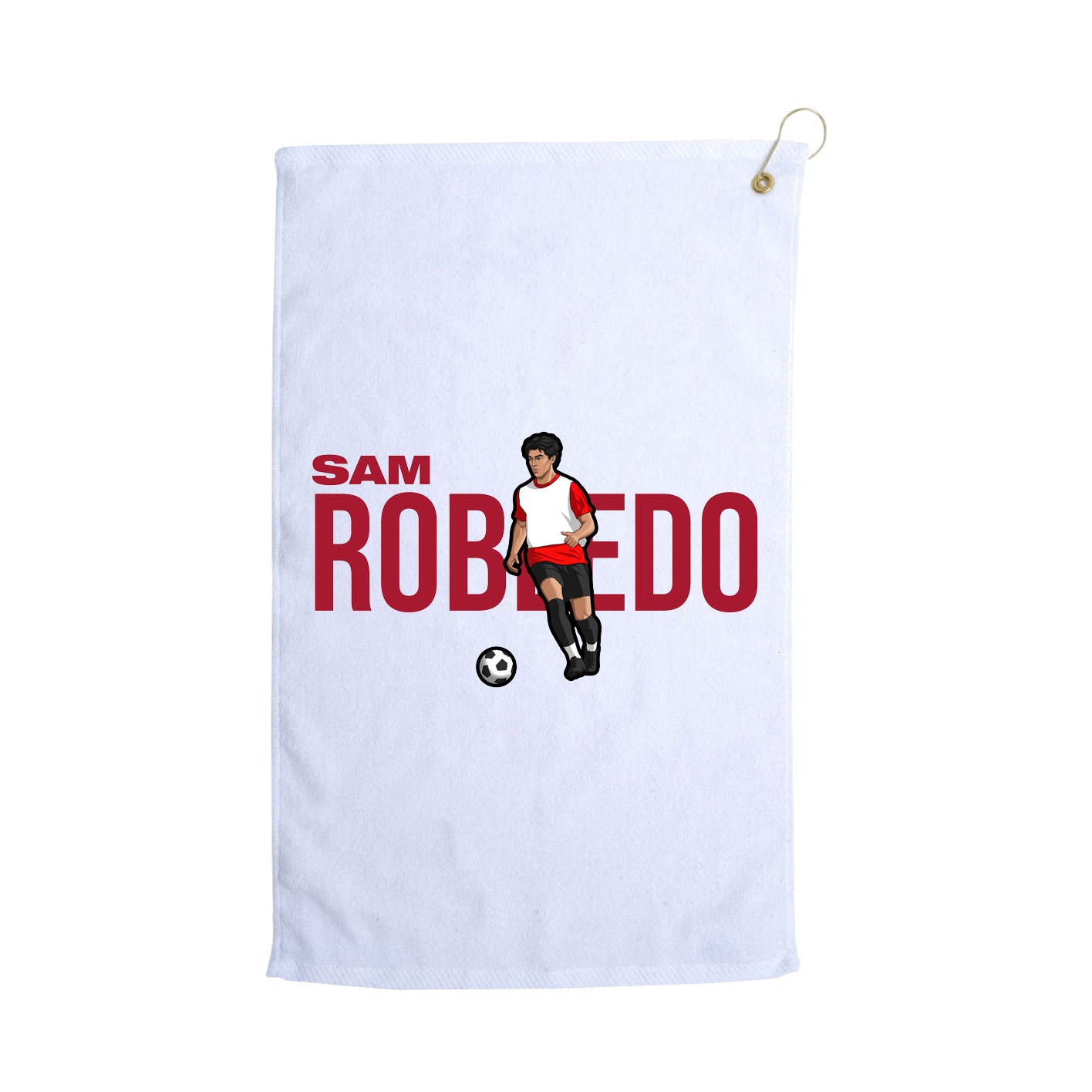 Golf Towel — Player Name in White