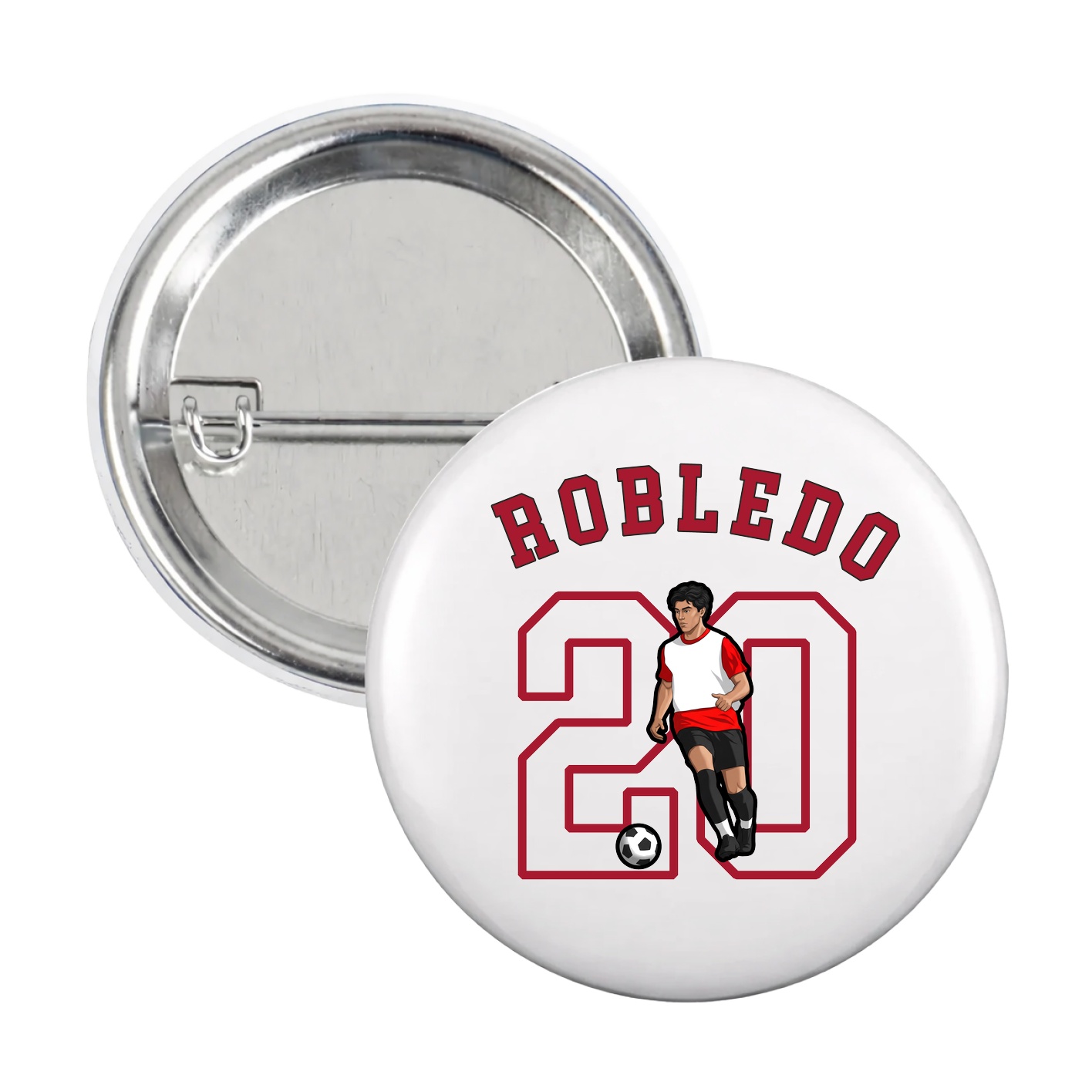 Game Day Button — Shirsey Arch in White