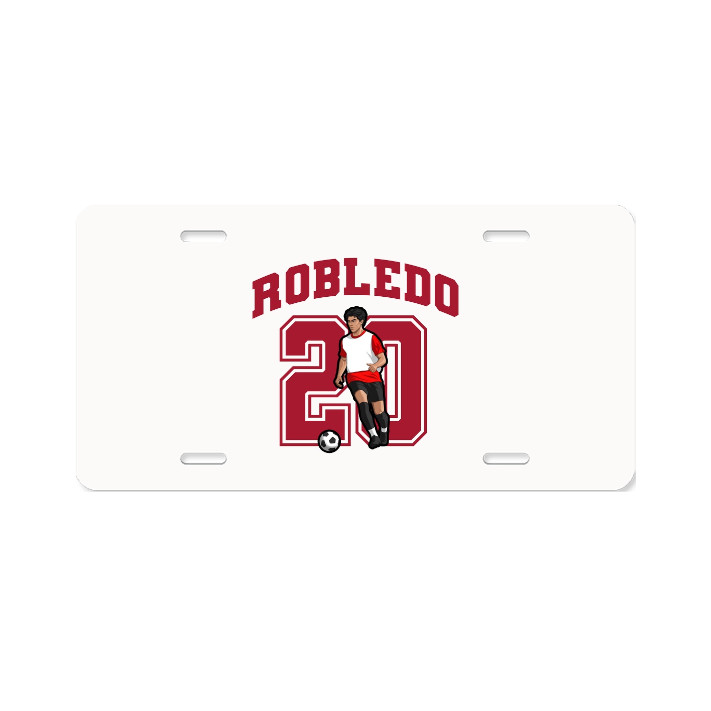License Plate — Number in Classic