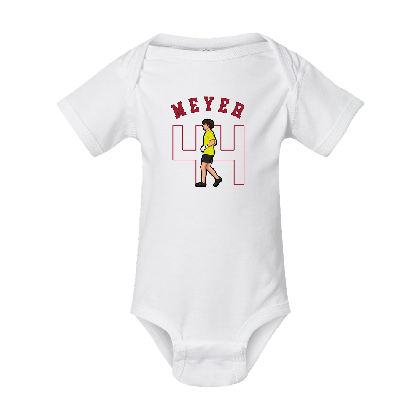 Baby Onesie — Shirsey Arch in White