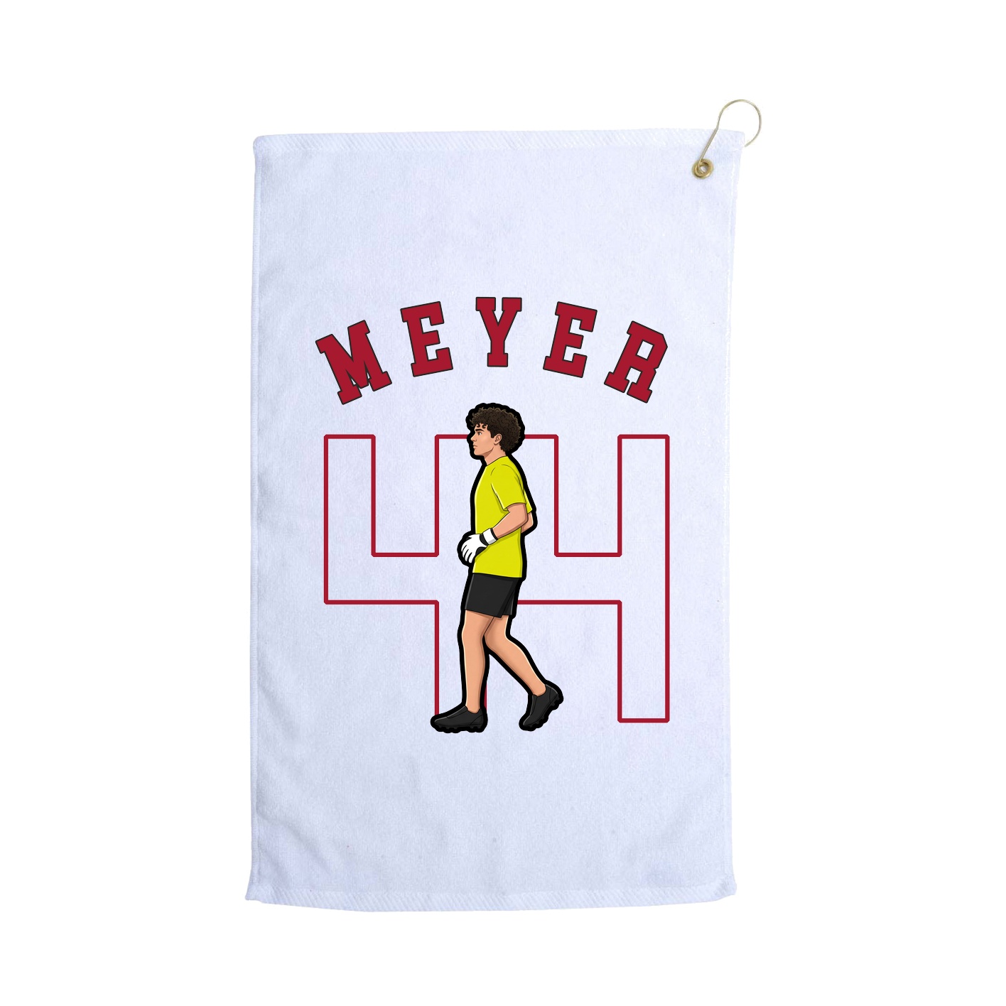 Golf Towel — Shirsey Arch in White
