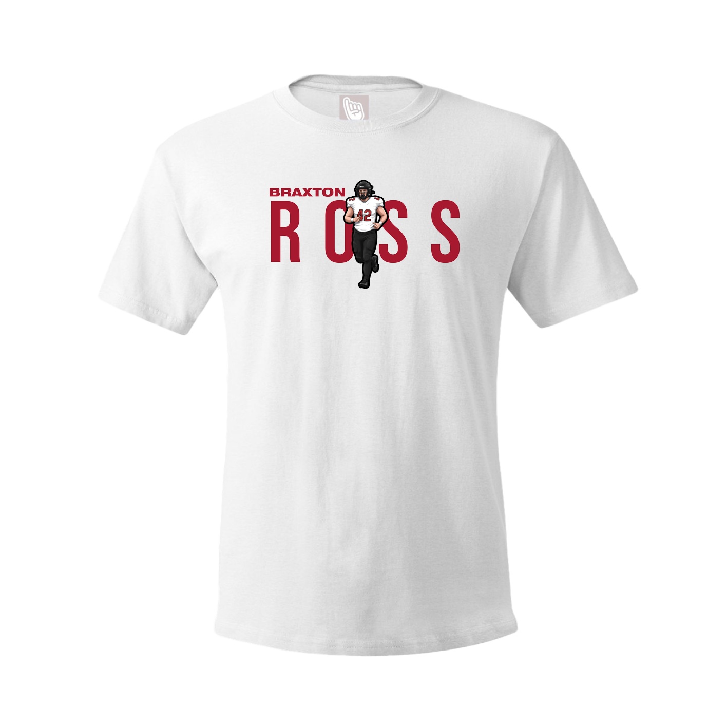 Youth Tee — Player Name in White