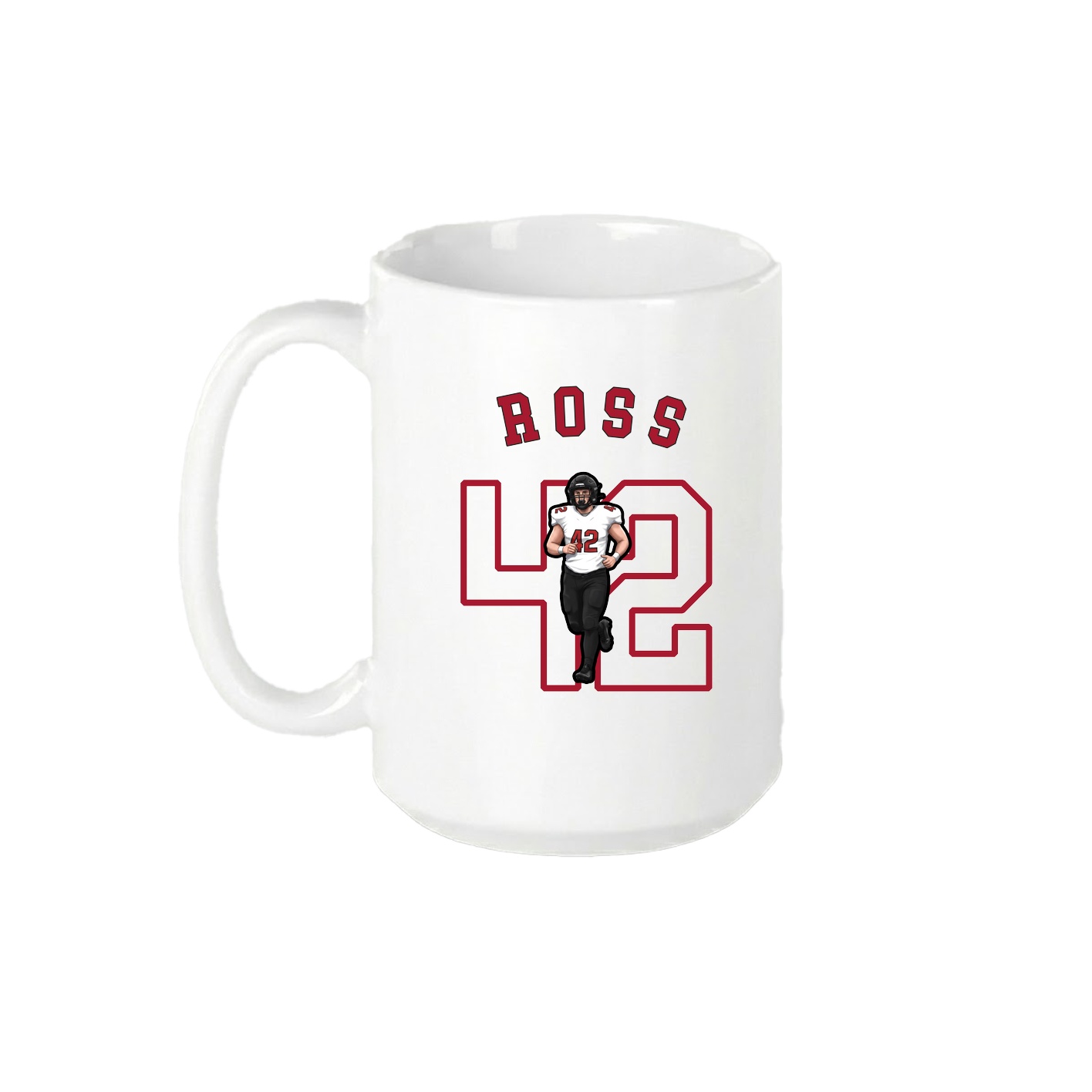 15oz Coffee Mug — Shirsey Arch in White