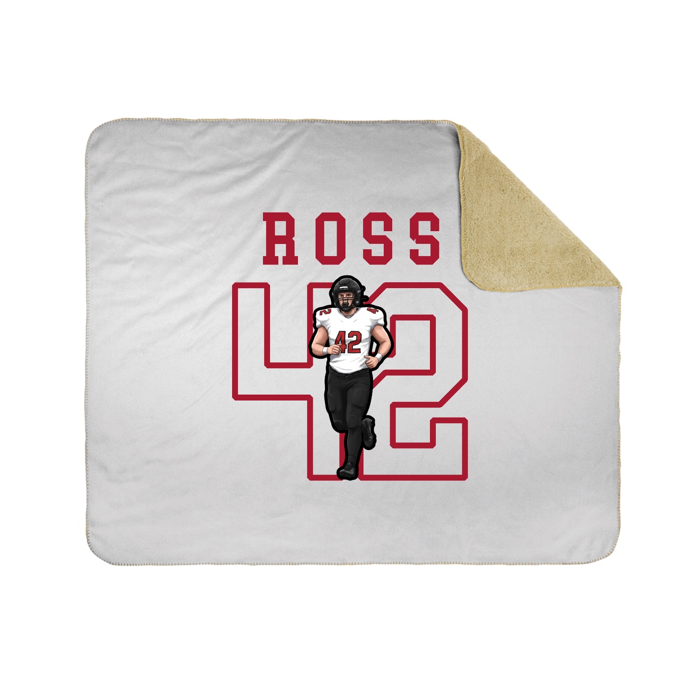 Throw Blanket — Shirsey in White