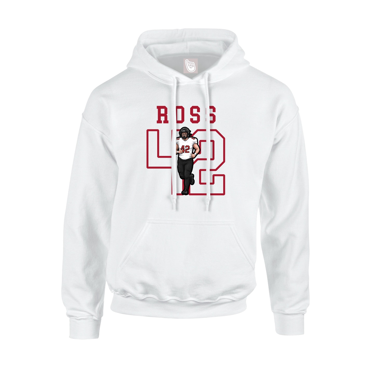 Youth Hoodie — Shirsey in White