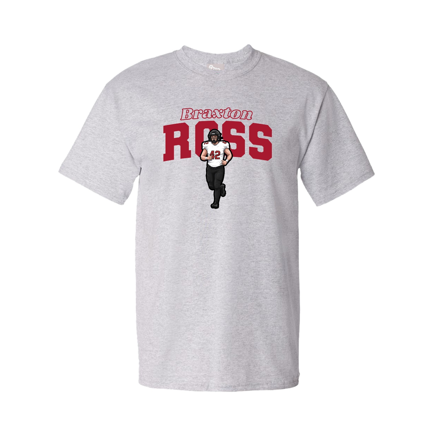 Tee — Name Arch in Grey