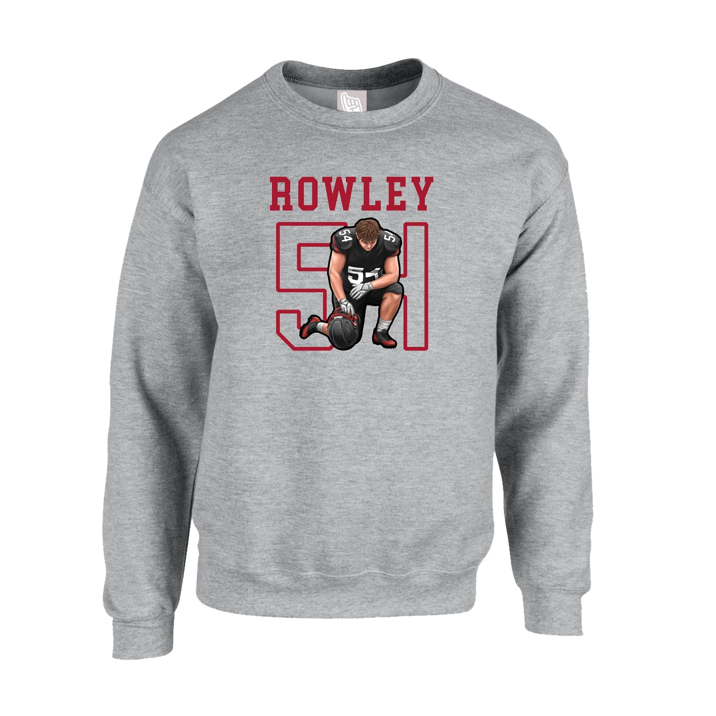 Fleece Crew — Shirsey in Grey