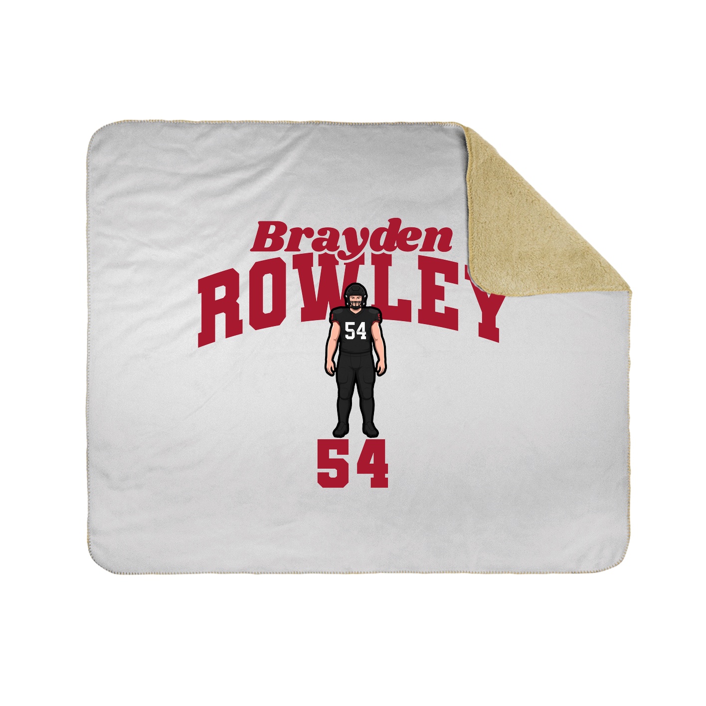 Throw Blanket — Signature Arch in White
